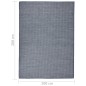 vidaXL Alfombra de exterior de tejido plano azul 200x280 cm