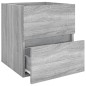 vidaXL Mueble de lavabo madera contrachapada gris Sonoma 41x38,5x45 cm vidaXL Mueble de lavabo madera contrachapada gris Sonoma 41x38,5x45 cm