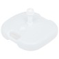 vidaXL Base de sombrilla rellenable arena/agua plástico blanco 16 L vidaXL Base de sombrilla rellenable arena/agua plástico blanco 16 L