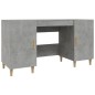 vidaXL Escritorio de madera contrachapada gris hormigón 140x50x75 cm vidaXL Escritorio de madera contrachapada gris hormigón 140x50x75 cm