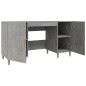 vidaXL Escritorio de madera contrachapada gris hormigón 140x50x75 cm vidaXL Escritorio de madera contrachapada gris hormigón 140x50x75 cm