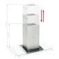 vidaXL Campana extractora de techo 90 cm acero inoxidable 756 m³/h LED vidaXL Campana extractora de techo 90 cm acero inoxidable 756 m³/h LED