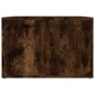 vidaXL Mesita de noche madera contrachapada roble ahumado 57x55x36 cm vidaXL Mesita de noche madera contrachapada roble ahumado 57x55x36 cm