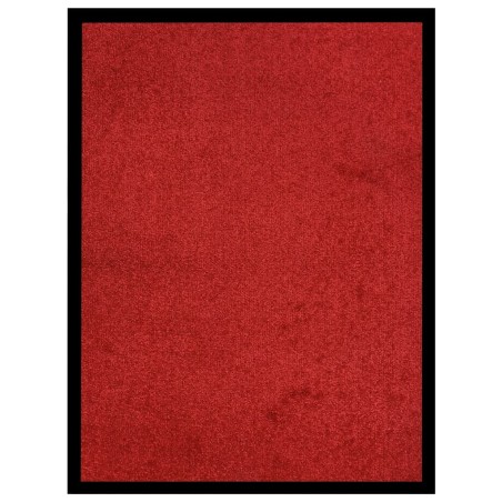 vidaXL Felpudo rojo 40x60 cm