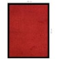 vidaXL Felpudo rojo 40x60 cm vidaXL Felpudo rojo 40x60 cm