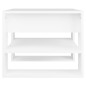 vidaXL Mesa de centro madera contrachapada blanco 55,5x55x45 cm vidaXL Mesa de centro madera contrachapada blanco 55,5x55x45 cm