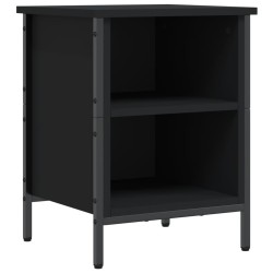 vidaXL Zapatero madera de ingeniería negro 38x35x50 cm