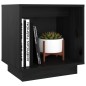 vidaXL Mesita de noche de madera maciza de pino negro 40x30x40 cm vidaXL Mesita de noche de madera maciza de pino negro 40x30x40 cm