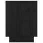 vidaXL Mesita de noche de madera maciza de pino negro 40x30x40 cm vidaXL Mesita de noche de madera maciza de pino negro 40x30x40 cm