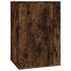 vidaXL Mueble para TV de pared roble ahumado 40x34,5x60 cm