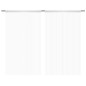 vidaXL Cortinas de flecos 2 piezas 100x250 cm blancas vidaXL Cortinas de flecos 2 piezas 100x250 cm blancas