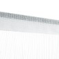 vidaXL Cortinas de flecos 2 piezas 100x250 cm blancas vidaXL Cortinas de flecos 2 piezas 100x250 cm blancas