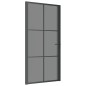 vidaXL Puerta interior vidrio EGS y aluminio negro 102,5x201,5 cm vidaXL Puerta interior vidrio EGS y aluminio negro 102,5x201,5 cm