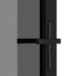 vidaXL Puerta interior vidrio EGS y aluminio negro 102,5x201,5 cm vidaXL Puerta interior vidrio EGS y aluminio negro 102,5x201,5 cm