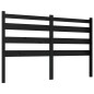 vidaXL Cabecero de cama madera maciza de pino negro 166x4x100 cm vidaXL Cabecero de cama madera maciza de pino negro 166x4x100 cm