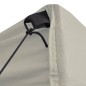 vidaXL Carpa plegable profesional con 4 paredes acero color crema 2x2m vidaXL Carpa plegable profesional con 4 paredes acero color crema 2x2m