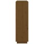 vidaXL Aparador alto madera maciza de pino marrón miel 110,5x35x117 cm vidaXL Aparador alto madera maciza de pino marrón miel 110,5x35x117 cm