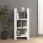 vidaXL Estantería/divisor espacios madera maciza blanco 60x35x125 cm vidaXL Estantería/divisor espacios madera maciza blanco 60x35x125 cm