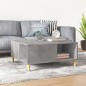 vidaXL Mesa de centro madera contrachapada gris hormigón 80x80x36,5 cm vidaXL Mesa de centro madera contrachapada gris hormigón 80x80x36,5 cm