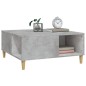 vidaXL Mesa de centro madera contrachapada gris hormigón 80x80x36,5 cm vidaXL Mesa de centro madera contrachapada gris hormigón 80x80x36,5 cm