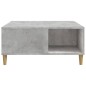 vidaXL Mesa de centro madera contrachapada gris hormigón 80x80x36,5 cm vidaXL Mesa de centro madera contrachapada gris hormigón 80x80x36,5 cm