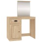 vidaXL Tocador espejo madera contrachapada roble Sonoma 90x50x132,5cm vidaXL Tocador espejo madera contrachapada roble Sonoma 90x50x132,5cm