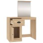 vidaXL Tocador espejo madera contrachapada roble Sonoma 90x50x132,5cm vidaXL Tocador espejo madera contrachapada roble Sonoma 90x50x132,5cm