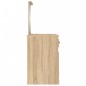 vidaXL Tocador espejo madera contrachapada roble Sonoma 90x50x132,5cm vidaXL Tocador espejo madera contrachapada roble Sonoma 90x50x132,5cm