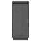vidaXL Aparador 2 uds madera maciza de pino gris 31,5x34x75 cm vidaXL Aparador 2 uds madera maciza de pino gris 31,5x34x75 cm