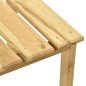 vidaXL Tumbona de jardín con mesa de madera de pino impregnada