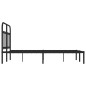 vidaXL Estructura de cama con cabecero metal negro 120x200 cm vidaXL Estructura de cama con cabecero metal negro 120x200 cm