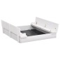 vidaXL Arenero infantil de madera de abeto blanco 95x90x15 cm vidaXL Arenero infantil de madera de abeto blanco 95x90x15 cm