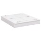 vidaXL Arenero infantil de madera de abeto blanco 95x90x15 cm vidaXL Arenero infantil de madera de abeto blanco 95x90x15 cm