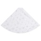 vidaXL Falda del árbol de Navidad de lujo blanca 90 cm cuero sintético vidaXL Falda del árbol de Navidad de lujo blanca 90 cm cuero sintético