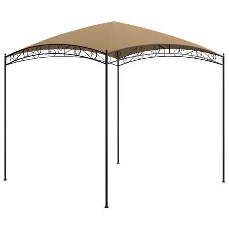 vidaXL Cenador gris taupé 3x3x2,65 m 180 g/m²
