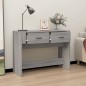 vidaXL Mesa consola madera contrachapada gris Sonoma 100x39x75 cm vidaXL Mesa consola madera contrachapada gris Sonoma 100x39x75 cm