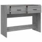vidaXL Mesa consola madera contrachapada gris Sonoma 100x39x75 cm vidaXL Mesa consola madera contrachapada gris Sonoma 100x39x75 cm