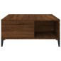 vidaXL Mesa de centro madera contrachapada roble marrón 80x80x36,5 cm vidaXL Mesa de centro madera contrachapada roble marrón 80x80x36,5 cm
