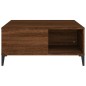 vidaXL Mesa de centro madera contrachapada roble marrón 80x80x36,5 cm vidaXL Mesa de centro madera contrachapada roble marrón 80x80x36,5 cm