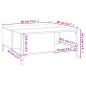 vidaXL Mesa de centro madera contrachapada roble marrón 80x80x36,5 cm vidaXL Mesa de centro madera contrachapada roble marrón 80x80x36,5 cm