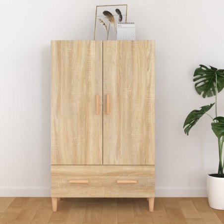 vidaXL Aparador madera contrachapada roble Sonoma 70x31x115 cm