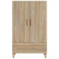 vidaXL Aparador madera contrachapada roble Sonoma 70x31x115 cm