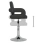 vidaXL Sillas de comedor giratorias 6 unidades cuero sintético negro vidaXL Sillas de comedor giratorias 6 unidades cuero sintético negro