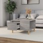 vidaXL Mesa de centro madera contrachapada gris Sonoma 55x55x36,5 cm vidaXL Mesa de centro madera contrachapada gris Sonoma 55x55x36,5 cm