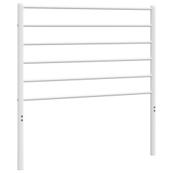 vidaXL Cabecero de metal blanco 90 cm