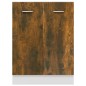 vidaXL Armario de horno madera ingeniería roble ahumado 60x46x81,5 cm vidaXL Armario de horno madera ingeniería roble ahumado 60x46x81,5 cm