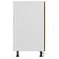 vidaXL Armario de horno madera ingeniería roble ahumado 60x46x81,5 cm vidaXL Armario de horno madera ingeniería roble ahumado 60x46x81,5 cm