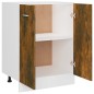 vidaXL Armario de horno madera ingeniería roble ahumado 60x46x81,5 cm vidaXL Armario de horno madera ingeniería roble ahumado 60x46x81,5 cm