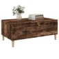 vidaXL Mesa de centro madera contrachapada roble ahumado 90x50x36,5 cm vidaXL Mesa de centro madera contrachapada roble ahumado 90x50x36,5 cm