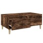vidaXL Mesa de centro madera contrachapada roble ahumado 90x50x36,5 cm vidaXL Mesa de centro madera contrachapada roble ahumado 90x50x36,5 cm